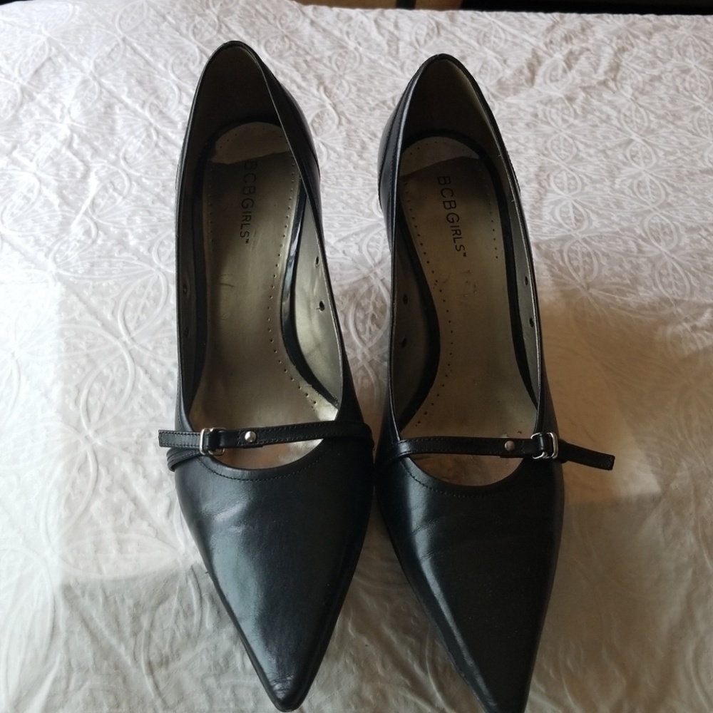 BCBG black heels